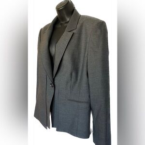Tahari Arthur S. Levine GRY Blazer, 14 Fall Sale